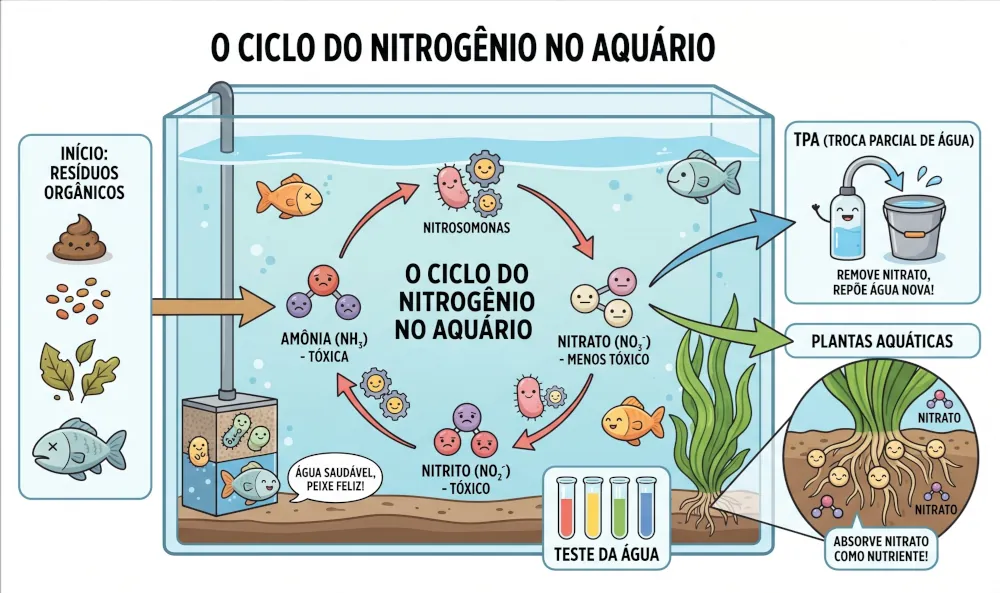 Ciclo do nitrogênio no aquário