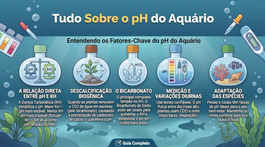 Tudo sobre pH da água do aquário